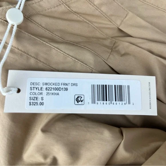 Rebecca Taylor Smocked Front Dress NWT‎ - Size Small - Picture 5 of 6